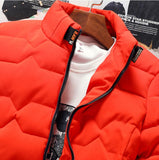 Autumn New Jacket fashion trend Casual thickened warm cotton-padded