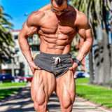 Mens Shorts Gyms Fitness Bodybuilding Casual Joggers Sporting Short
