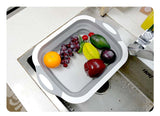 Foldable Cutting Board with Colanders Kitchen Chopping Boards