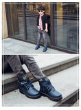 Children Boots Autumn And Winter Leather Snow Boots