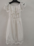 Fashion Women Elegant Vintage sweet lace white Dress Stylish Sexy