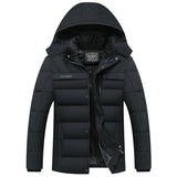 Men -20 Degree Thicken Warm Men Parkas Hooded  Jackets