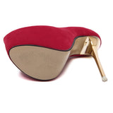 Aneikeh Sexy Pumps Women Fetish Shoes High Heel Stripper Flock Pumps 16 cm Zapatos Mujer