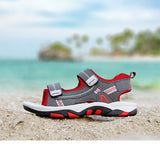 ULKNN Boy Summer Boy Student Child Slip Soft bottom Open Toe Sandals