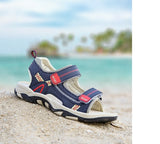 ULKNN Boy Summer Boy Student Child Slip Soft bottom Open Toe Sandals