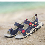 ULKNN Boy Summer Boy Student Child Slip Soft bottom Open Toe Sandals