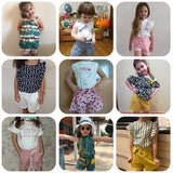 Melario Kids Sets Dot Summer Baby Sleeveless T-Shirt Shorts Suit