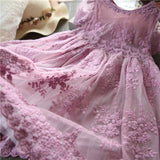 Girl Clothes Kids Dresses For Girls Lace Flower Party Dress
