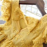 Girl Clothes Kids Dresses For Girls Lace Flower Party Dress