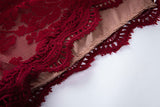 Summer Sexy Lace Rompers Women Deep V Neck Long Sleeve Bodysuit