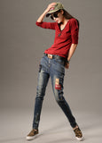 New Spring  Women Jeans jean Pants Denim Trousers Loose Jeans clothes