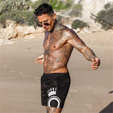 Mens Gyms Fitness Bodybuilding Casual Short Pants