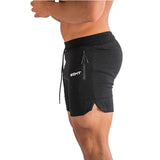Men's lace-up fitness fast drying board shorts jogger swimming trunks