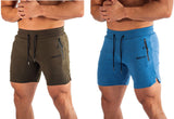 Men's lace-up fitness fast drying board shorts jogger swimming trunks