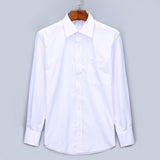 Men 's French Cufflinks Business Dress Shirts Long Sleeves