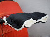 Winter pram hand muff baby warm  Fleece hand cover Muff Glove