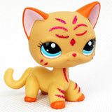 Rare pet shop lps toy 5 black white 1498 old animal toys for children