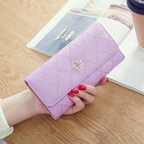 Luxury Brand Women Wallets Long Zipper Coin Purses Fashion