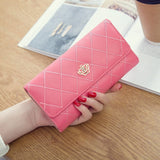 Luxury Brand Women Wallets Long Zipper Coin Purses Fashion