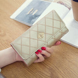Luxury Brand Women Wallets Long Zipper Coin Purses Fashion