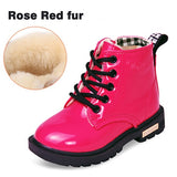 Kids Shoes Martin Boots Children Snow Shoes Motorcycle Boots