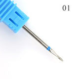 Hot Sell 1pcs Diamond Nail Drill Bits Electric Manicure Machine Drills