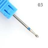 Hot Sell 1pcs Diamond Nail Drill Bits Electric Manicure Machine Drills