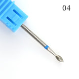 Hot Sell 1pcs Diamond Nail Drill Bits Electric Manicure Machine Drills