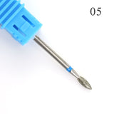 Hot Sell 1pcs Diamond Nail Drill Bits Electric Manicure Machine Drills