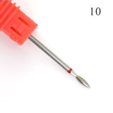 Hot Sell 1pcs Diamond Nail Drill Bits Electric Manicure Machine Drills