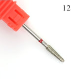 Hot Sell 1pcs Diamond Nail Drill Bits Electric Manicure Machine Drills