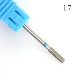 Hot Sell 1pcs Diamond Nail Drill Bits Electric Manicure Machine Drills