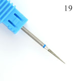 Hot Sell 1pcs Diamond Nail Drill Bits Electric Manicure Machine Drills