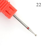 Hot Sell 1pcs Diamond Nail Drill Bits Electric Manicure Machine Drills
