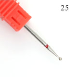 Hot Sell 1pcs Diamond Nail Drill Bits Electric Manicure Machine Drills