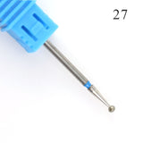 Hot Sell 1pcs Diamond Nail Drill Bits Electric Manicure Machine Drills