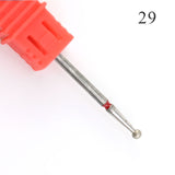 Hot Sell 1pcs Diamond Nail Drill Bits Electric Manicure Machine Drills