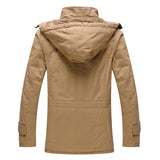 Hot High-grade winter men warm hooded jacket coat