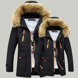 Winter Jacket Casual Hooded Collor Parka Men Thicken Full Sleeve