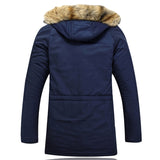 Winter Jacket Casual Hooded Collor Parka Men Thicken Full Sleeve
