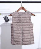 Fitaylor Ultra Light White Duck Down Vest Thin Coat