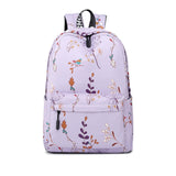 Casual Waterproof Women Backpack Flower Printing