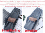 Winter Women 2019 Loose Women High Waist Velvet Jeans