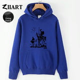 Pablo Picasso painting Couple Clothes Autumn Winter Fleece Man