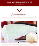 Large Dog Bed Winter Warm Kennel House Pillow Bed Removable Pet Nest