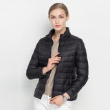 Women Winter Coat New Ultra Light White Duck Down Jacket