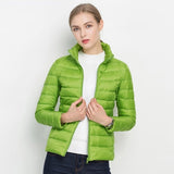 Women Winter Coat New Ultra Light White Duck Down Jacket