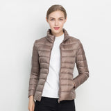 Women Winter Coat New Ultra Light White Duck Down Jacket