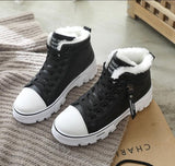 Women Warming Boots Lace Outdoor Winter Plush Casual Shoes