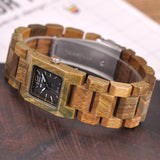 BOBO BIRD 25mm Small Women Watches Wooden Quartz Wrist Watch Best Girlfriend Gifts in wood Box